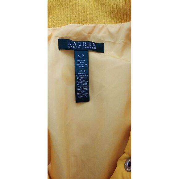 Lauren Ralph Lauren Womens Puffer Quilted Coat Jacket Size Small Snap & Zipper - Picture 12 of 12